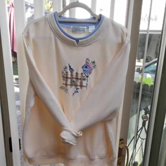 Shenanigan Ladies Embroidered 1X Sweater Shirt - Picture 4 of 6